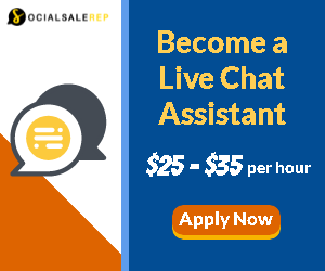 live chat assistant job
