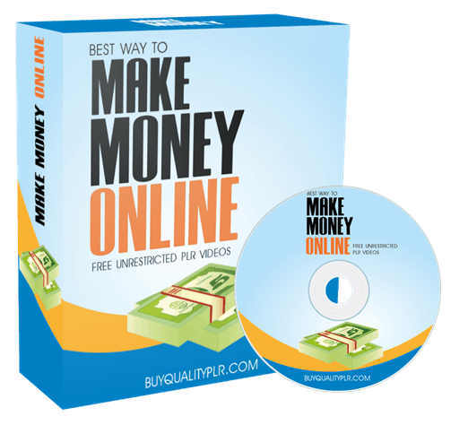 Best Way To Make Money Online Unrestricted PLR Videos